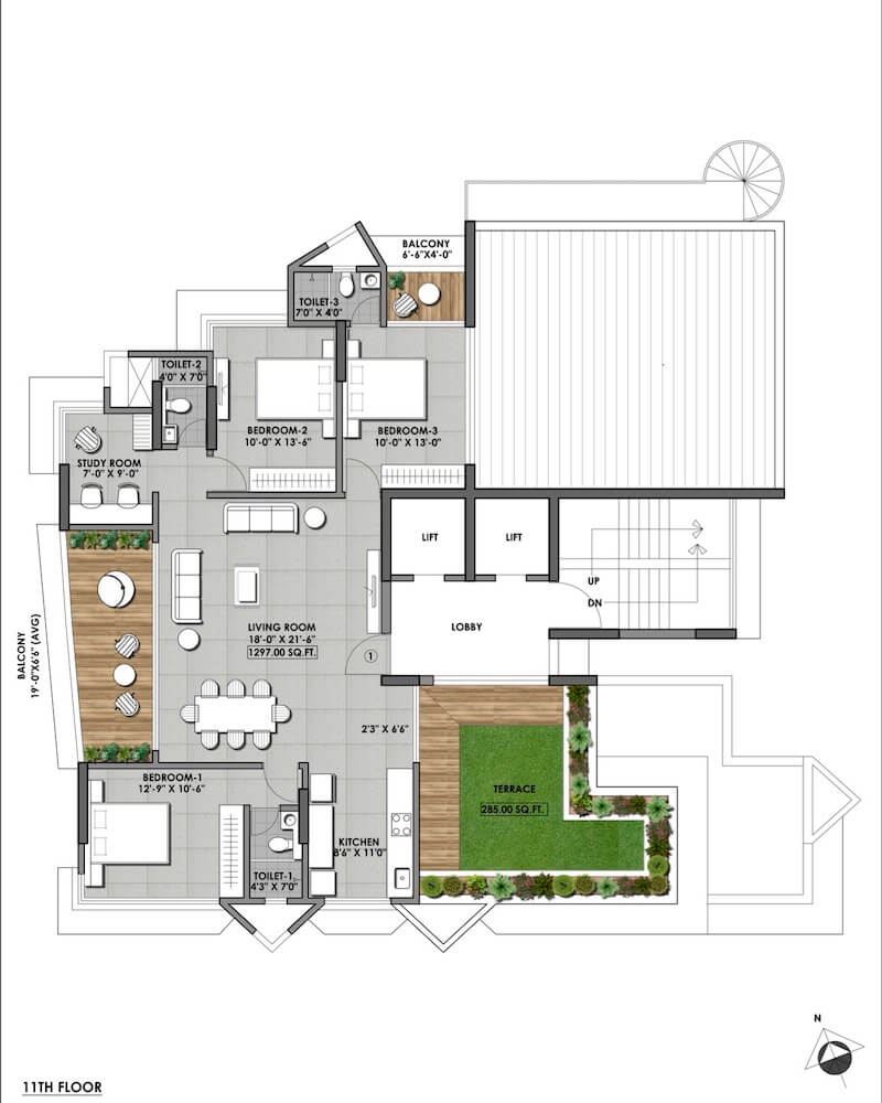 atharv heights floor plan Image