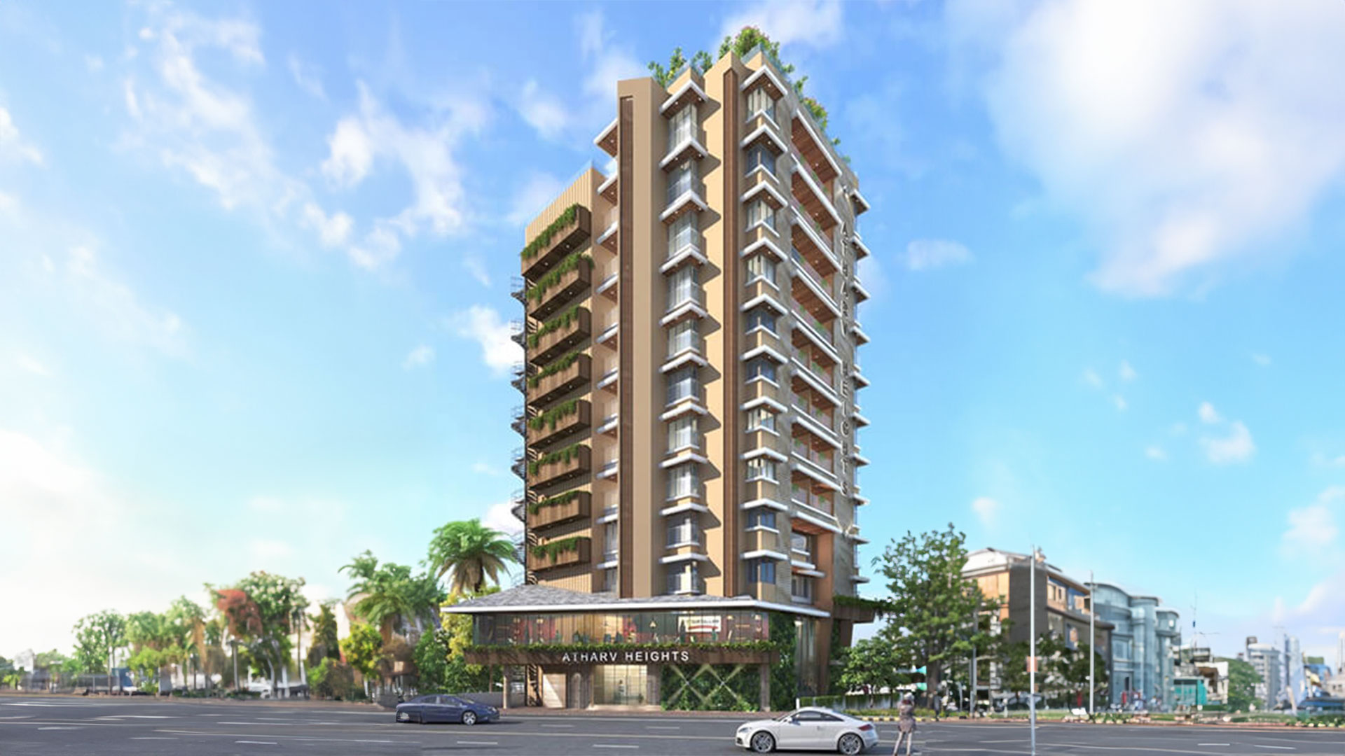 atharv heights exterior view