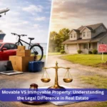 Movable VS Immovable Property